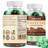 Unbound Turkey Tail Mushroom Gummies for cognitive functioning, improve sleep, boost immunity