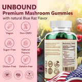 Unbound Lion's Mane Mushroom Gummies for Memory, Focus, and Clarity