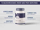 Premium Organic Mushroom Multi-Complex Gummies for Memory and Focus